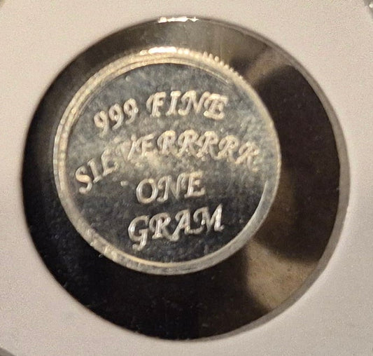 1 Gram .999 Silver