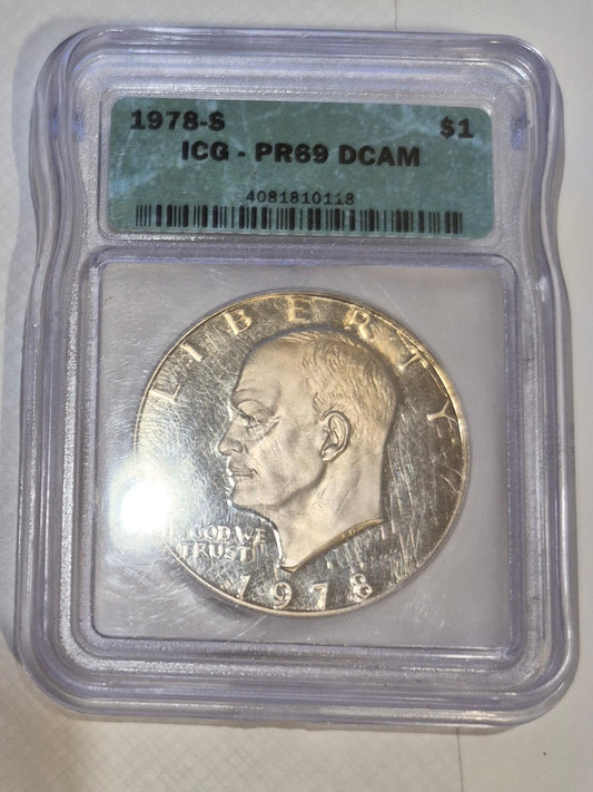 1978-S Eisenhower Dollar PR69 DCAM
