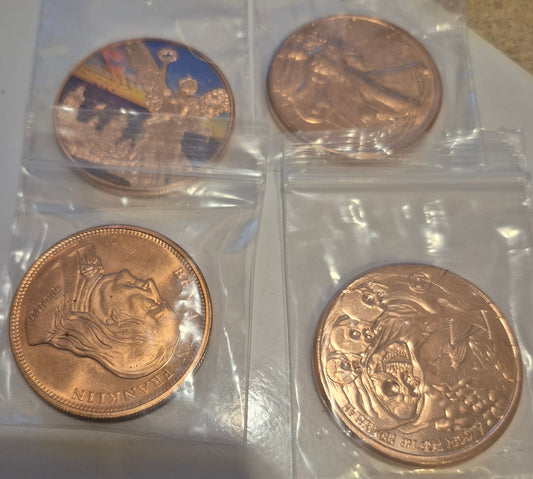 1 Ounce Copper Round