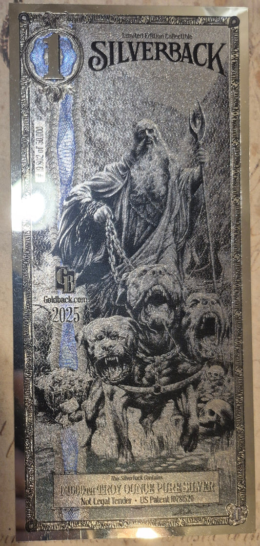 1 Silverback 1/1000 Ounce